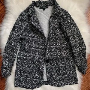 NWOT Black and white Blazer